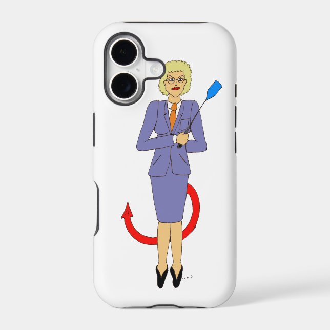 The Evil Teacher   Iphone Case (Back)