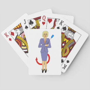 The Evil Teacher Poker Cards
