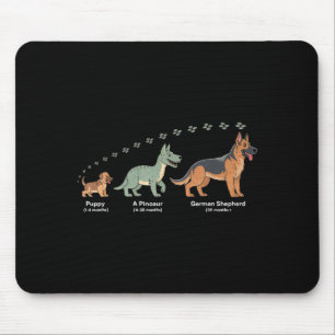 The Evolution Of A German Shepherd - Dog Owner Pet Mouse Pad
