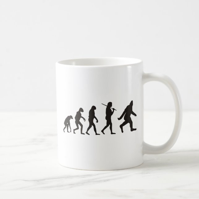 The Evolution Of Bigfoot Coffee Mug (Right)