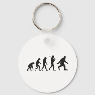The Evolution Of Bigfoot Keychain