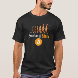The Evolution Of Bitcoin Btc Crypto Cryptocurrency T-Shirt