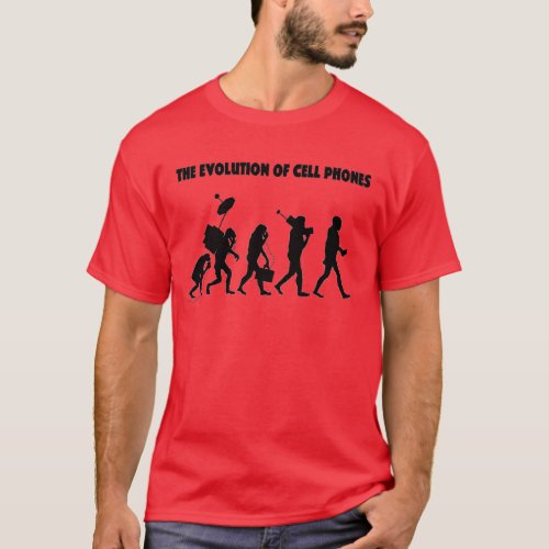 The Evolution Of Cell Phones T_Shirt