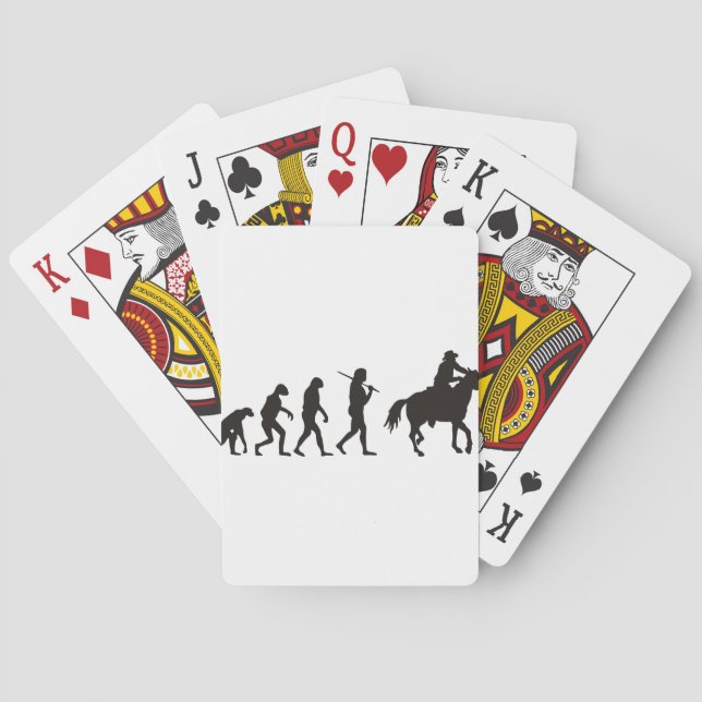 The Evolution Of Cowboy Poker Cards (Back)
