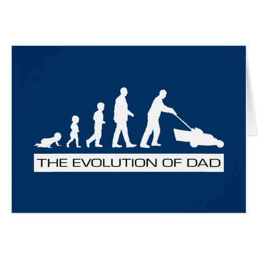 The Evolution of Dad Cards (Front Horizontal)