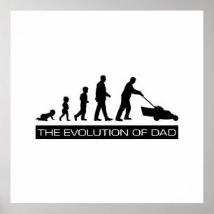 The Evolution of Dad Poster