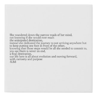 The Evolution of life, Poetry on Canvas to inspire