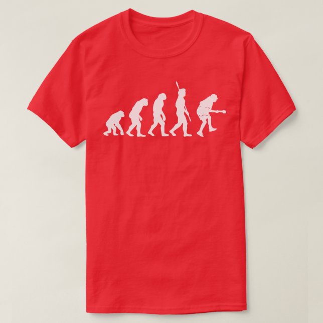 The Evolution Of Rock T-Shirt (Design Front)