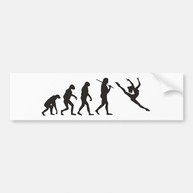 The Evolution of the Dancer Bumper Sticker (Front)