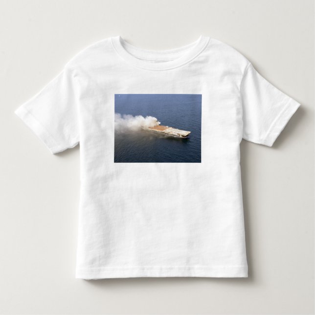 The ex-Oriskany, a decommissioned aircraft carr Toddler T-shirt (Front)
