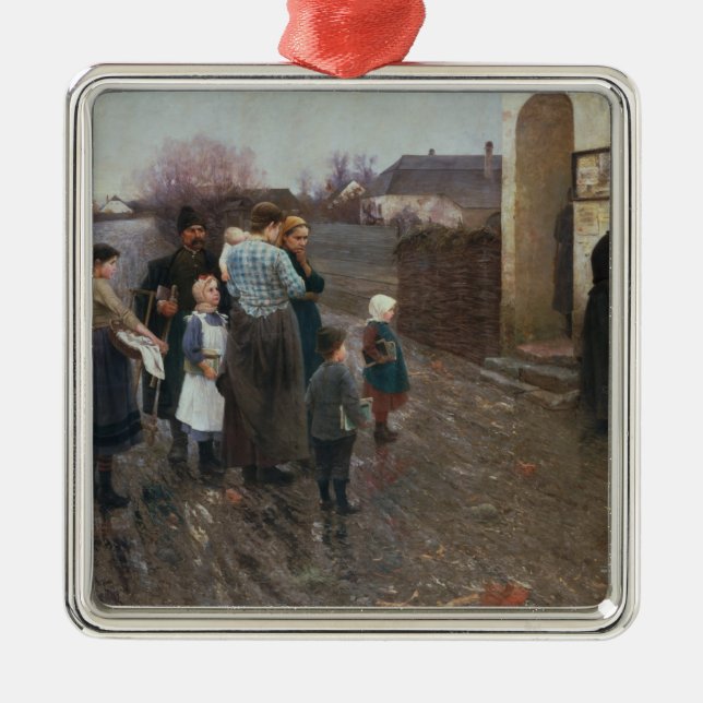 The Examination Metal Ornament (Front)