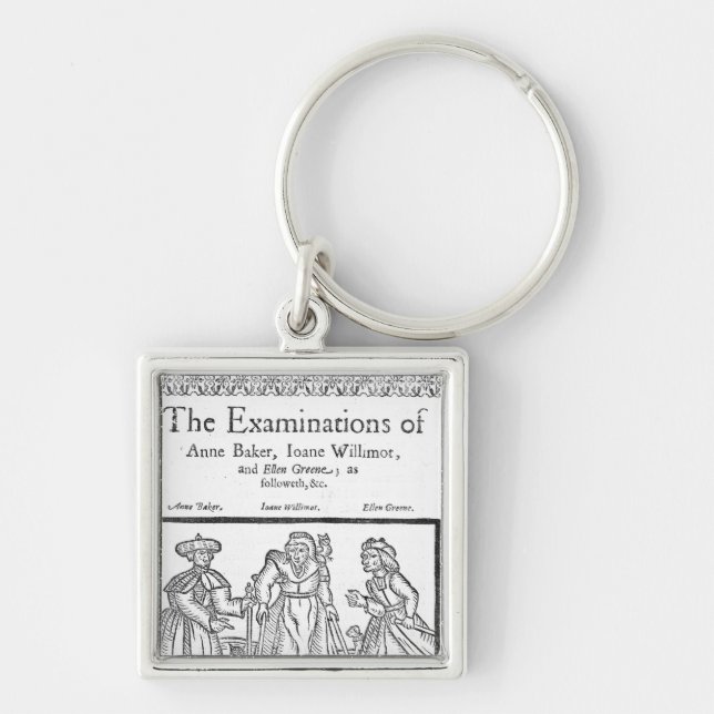 The Examinations of Anne Baker, Joanne Willimot Keychain (Front)
