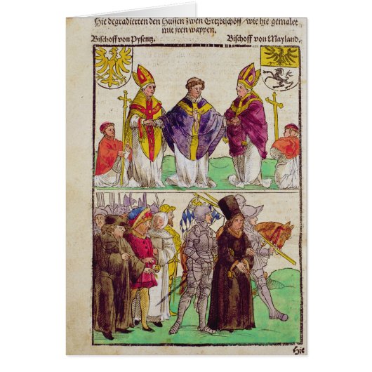 The execution of Jan Hus Cards (Front)