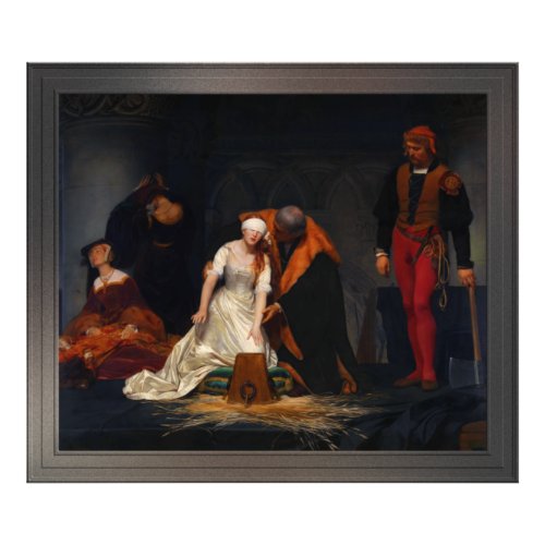 The Execution of Lady Jane Grey by Paul Delaroche Photo Print