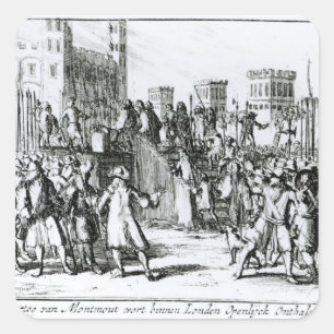The Execution of the Duke of Monmouth Square Sticker