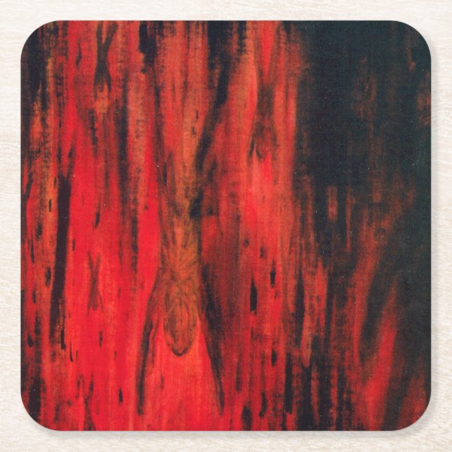 The Executioner Square Paper Coaster (Front)