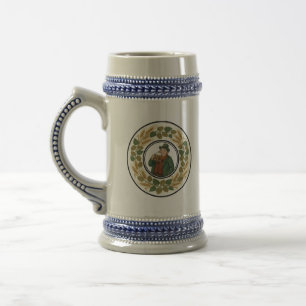 The "Existential Dread & Barley" Leprechaun Beer Stein