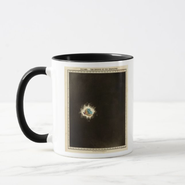 The Exodus of The Israelites 1491 BC Mug (Left)