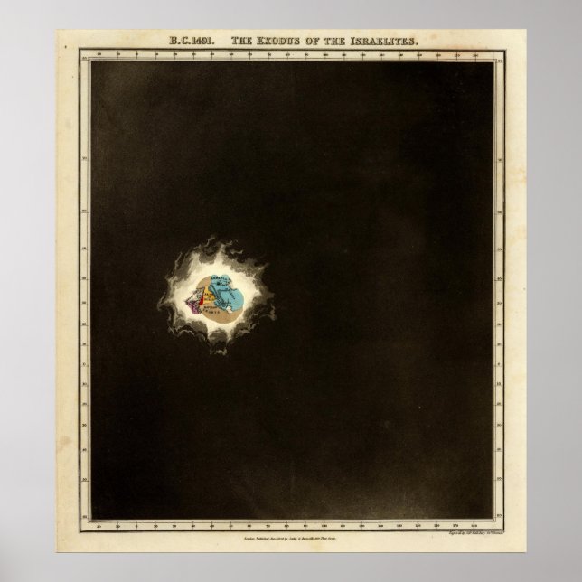 The Exodus of The Israelites 1491 BC Poster (Front)