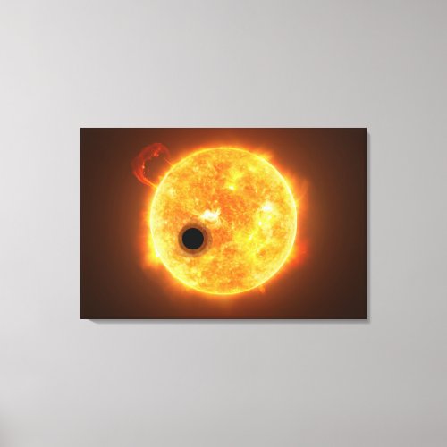 The Exoplanet Wasp_107b Is A Gas Giant Canvas Print