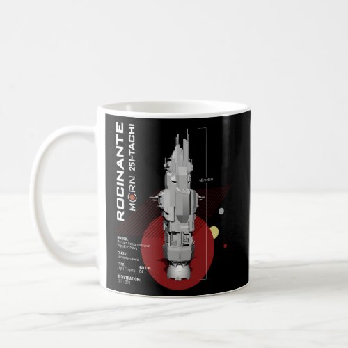 The Expanse Rocinante Ship Coffee Mug