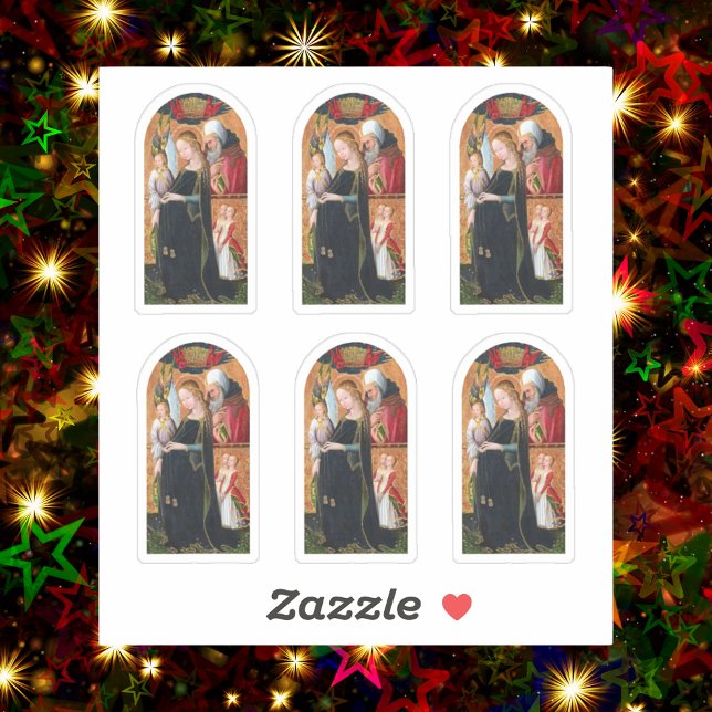 The Expectant Madonna with Saint Joseph Sticker (Creator Uploaded)