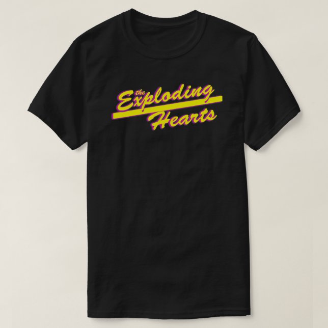 The Exploding Hearts Essential T-Shirt (Design Front)