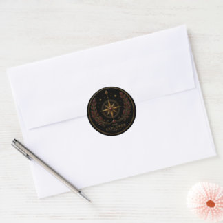 The Explorer Sagittarius Archetype Round Sticker