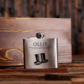 The Explorer Square Game Night Gift Set & Flasks (Front)