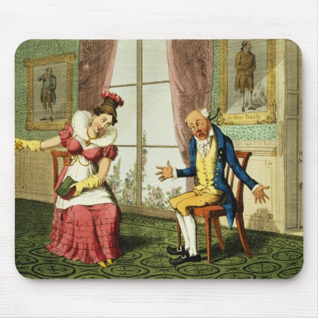 The Expostulation, pub. by G. Humphrey, 1821 (colo Mouse Pad (Front)