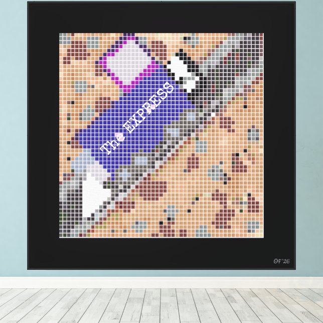 The Express Canvas Print (Insitu(Wood Floor))