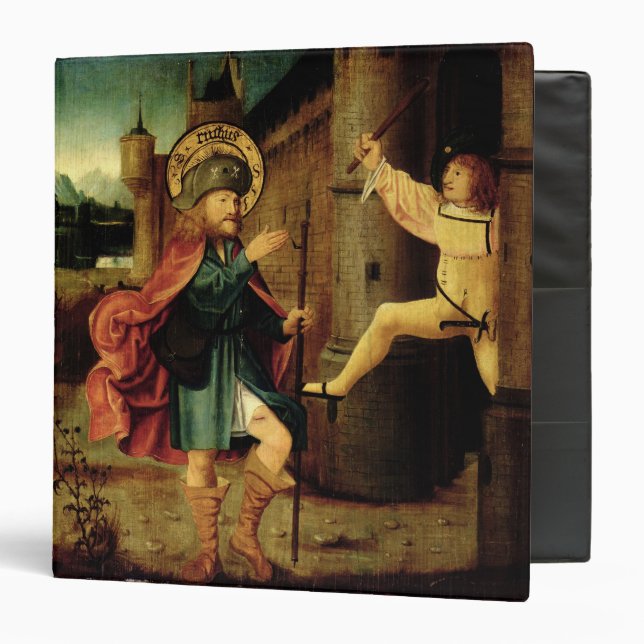 The Expulsion of Saint Roch from Rome 3 Ring Binder (Front/Inside)