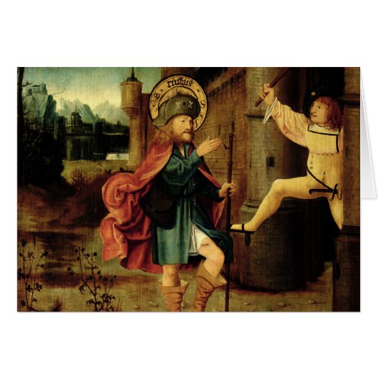 The Expulsion of Saint Roch from Rome Cards (Front Horizontal)