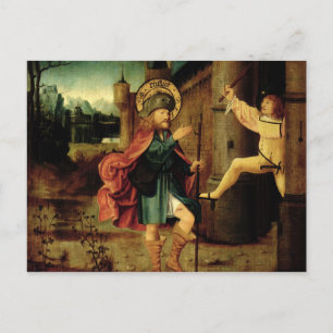 The Expulsion of Saint Roch from Rome Postcard