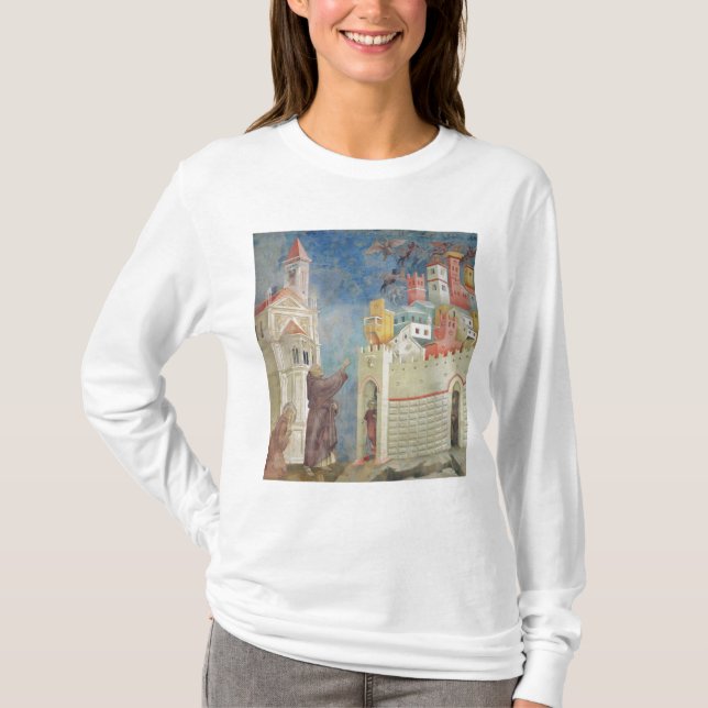 The Expulsion of the Devils from Arezzo, 1297-99 T-Shirt (Front)