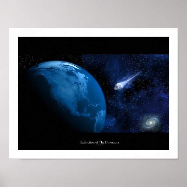 The Extinction Of The Dinosaurs Poster (Front)
