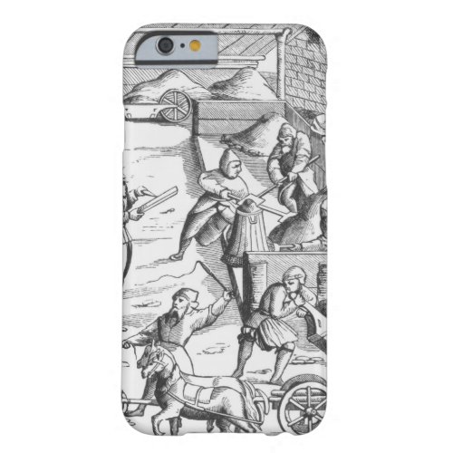 The extraction of metals after a woodcut in Cosm Barely There iPhone 6 Case