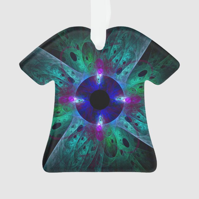 The Eye Abstract Art Acrylic Shirt Ornament (Front)