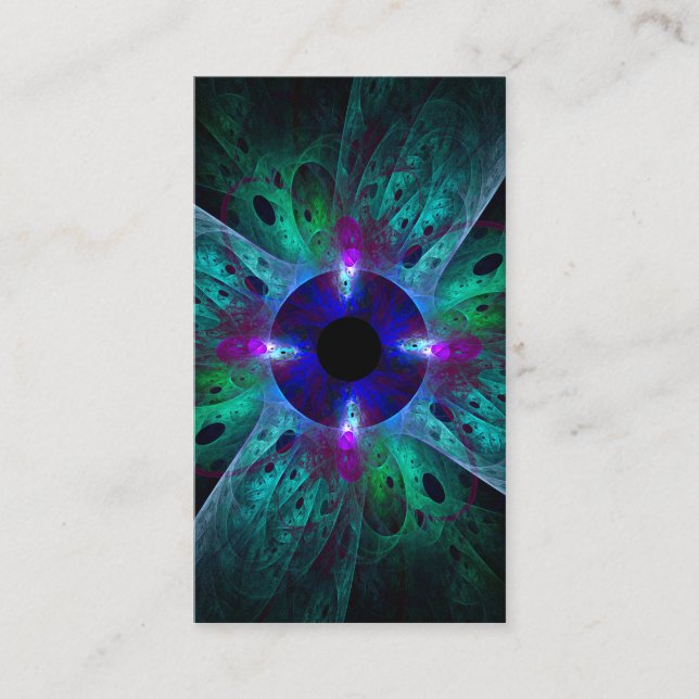 The Eye Abstract Art Business Card (Front)