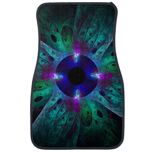 The Eye Abstract Art Car Floor Mat (Front)