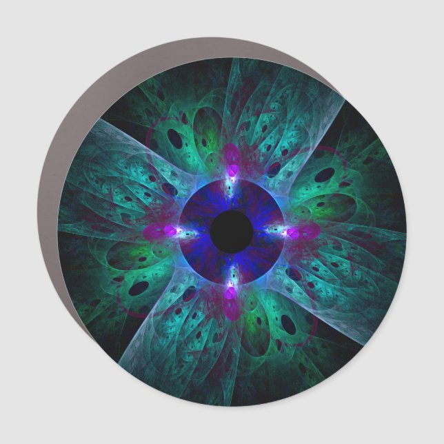 The Eye Abstract Art Car Magnet (Front)