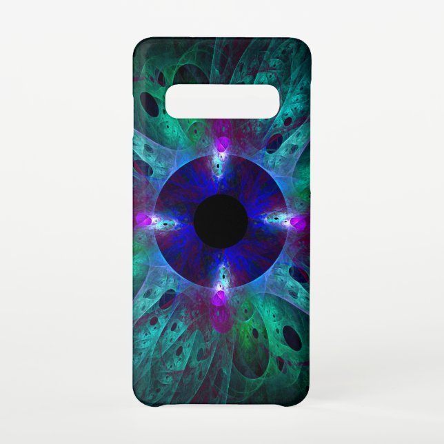 The Eye Abstract Art Glossy Samsung Galaxy Case (Back)