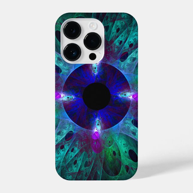 The Eye Abstract Art iPhone Case (Back)