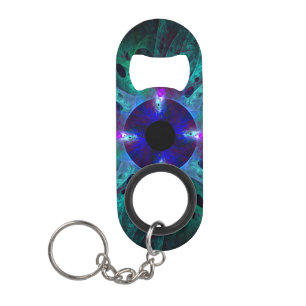 The Eye Abstract Art Keychain Bottle Opener