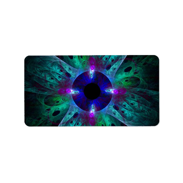 The Eye Abstract Art Label (Front)