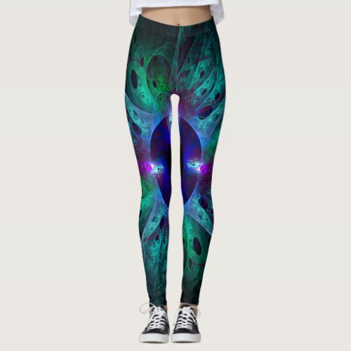 The Eye Abstract Art Leggings