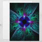The Eye Abstract Art Letterhead (Front/Back)