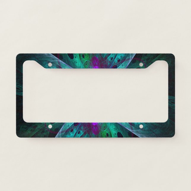 The Eye Abstract Art License Plate Frame (Front)