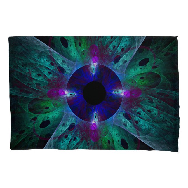 The Eye Abstract Art Pillow Case (Front)