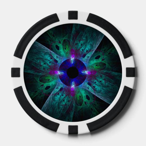 The Eye Abstract Art Poker Chips